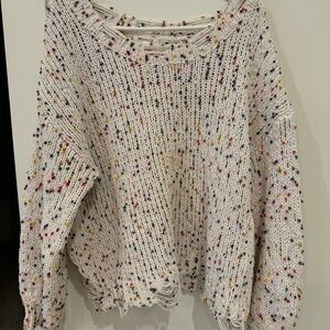 Multi colored sweater